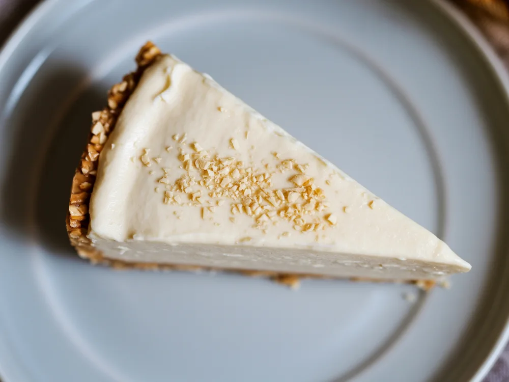 AI illustration of raw cashew cheesecake
